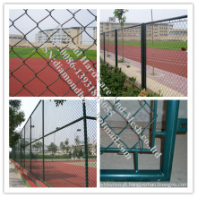 Verde cor PVC revestido Chain Link Mesh (R-GHW)